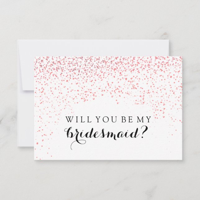 Serez-Vous Ma Carte De Porte-Mère - Confetti Fab P (Devant)
