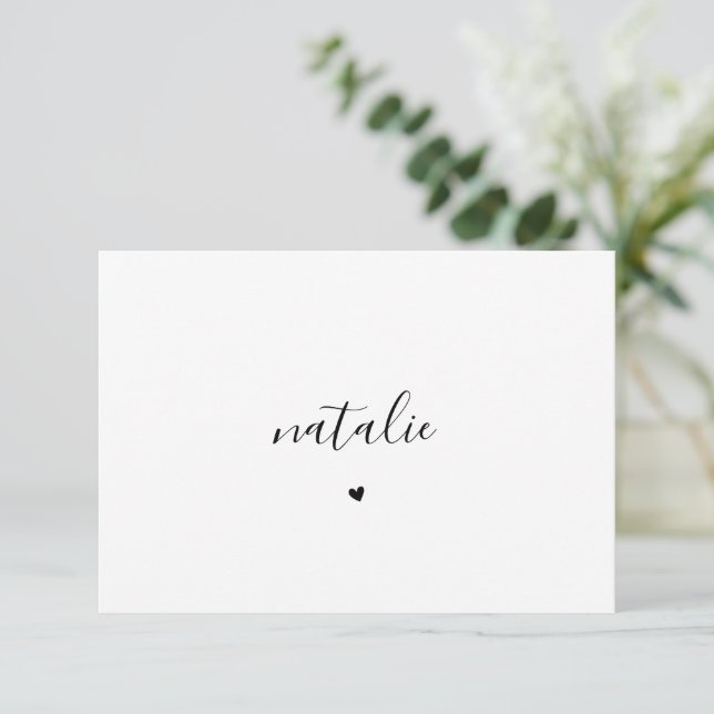 Serez-Vous Ma Carte De Proposition Cardiaque D'Épo (Debout devant)