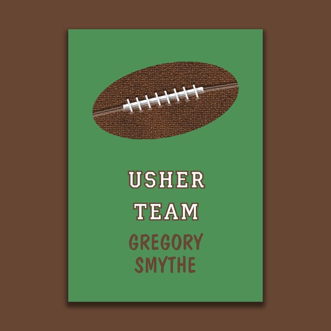 Serez-vous ma carte de thème de football d'ouvreur (Créateur téléchargé)