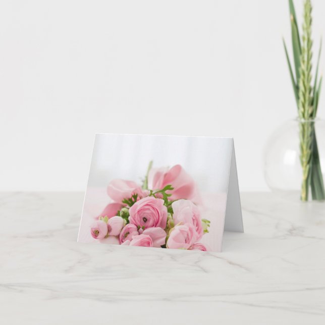 Serez-vous ma carte de voeux pour le bouquet de de (Devant)