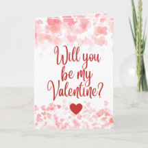 Serez-vous ma carte de voeux Valentine ?