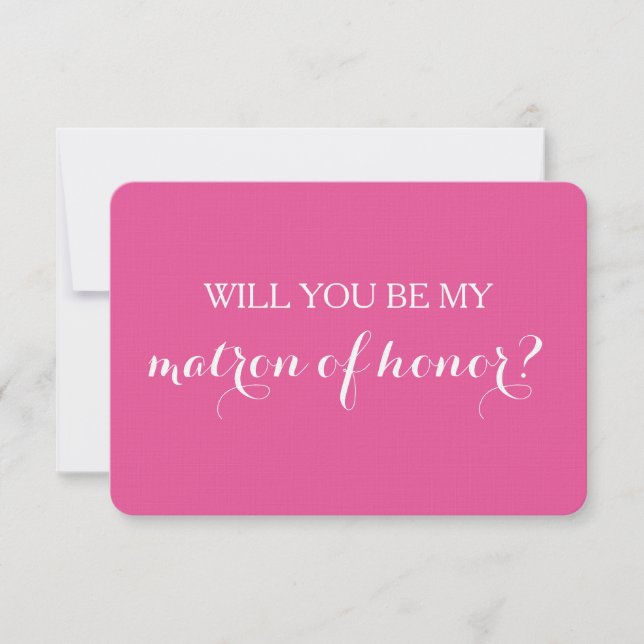 Serez-vous ma carte d'honneur fête de mariage (Devant)