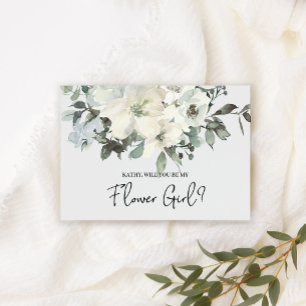 Serez-vous ma Demoiselle d'Honneur Fleur Ivory Bla