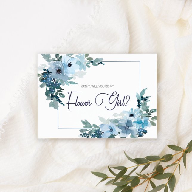 Serez-vous ma Demoiselle d'Honneur Fleurs Modernes (Créateur téléchargé)