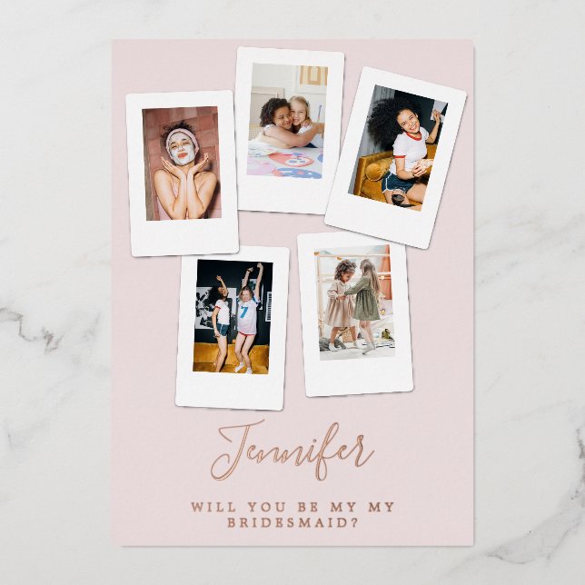 Serez-Vous Ma Femme D'Accueil Amis Photos Carte Fo (Recto)