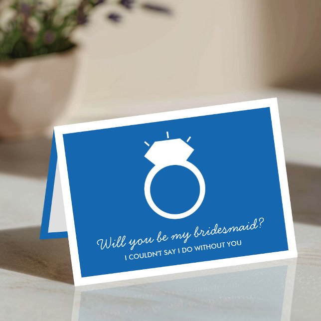 Serez-Vous Ma Femme D'Accueil ? Carte Bleue (Créateur téléchargé)