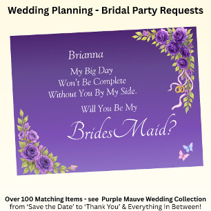 Serez-Vous Ma Femme D'Accueil ? Fleurs mauves viol