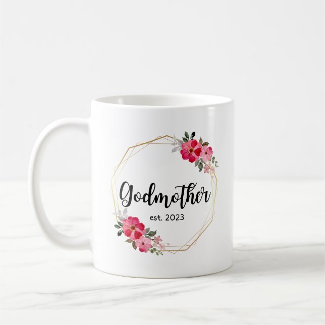 Serez-Vous Ma Godmère Mug 2023 Proposition Cadeau (Gauche)