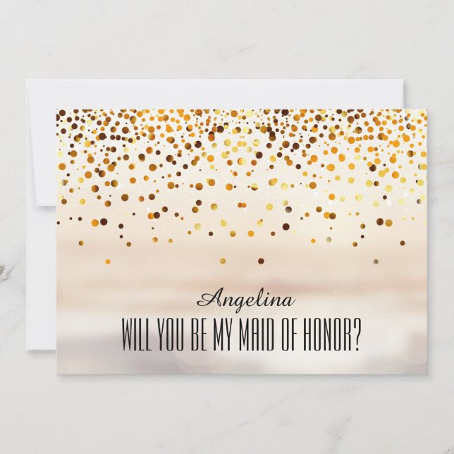 Serez-vous ma MAIN D'HONNEUR ? Invitation (Devant)