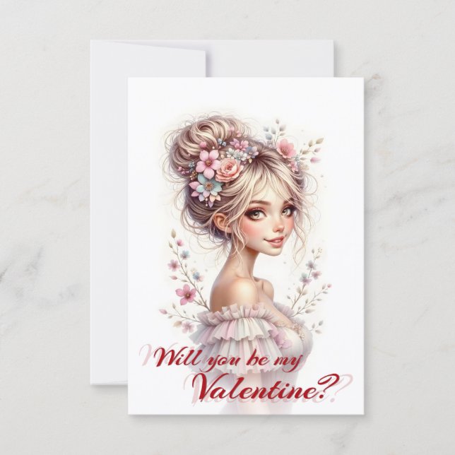 Serez-vous ma Saint-Valentin – Impression d'art ro (Devant)