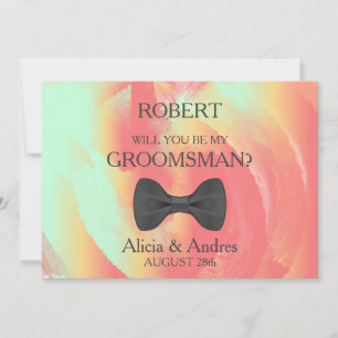 Serez-vous mon Groomsman ? Invitation