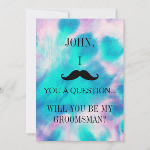 Serez-vous mon Groomsman ? Invitation