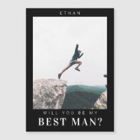 Serez-vous mon meilleur homme minimaliste photo mo