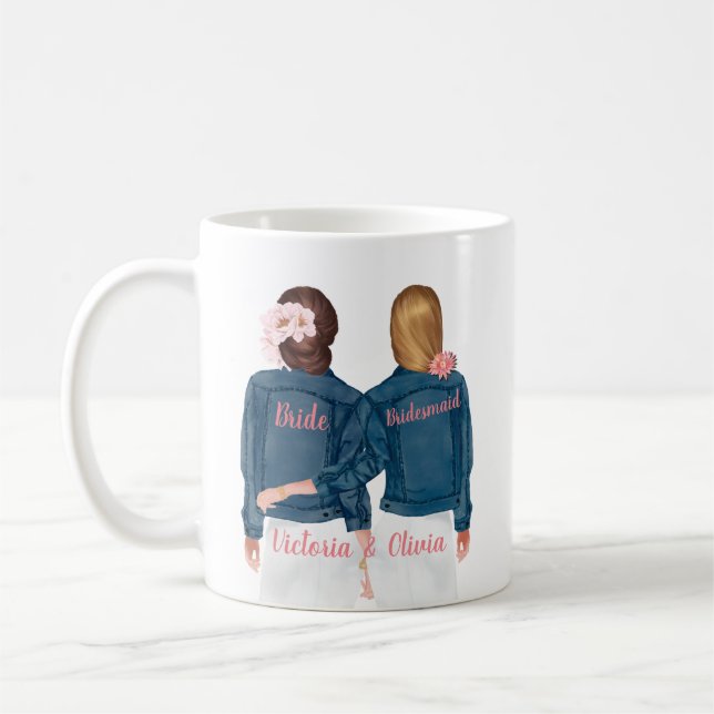 Serez-vous mon serviteur Jean Jacket Mug (Gauche)