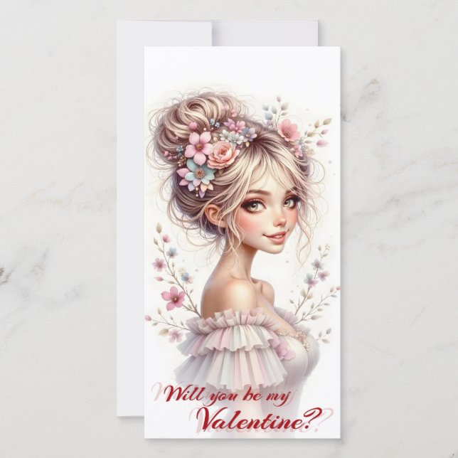 Serez-vous mon Valentin – Impression d'art romanti (Devant)