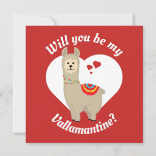 "Serez-vous mon Vallamantin ?" Llama Valentine