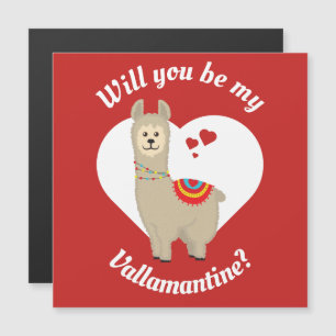 "Serez-vous mon Vallamantin ?" Llama Valentine