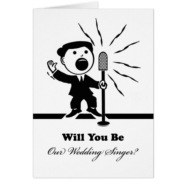 Serez-vous notre chanteur Mariage ? Chanteur à Mic (Devant)