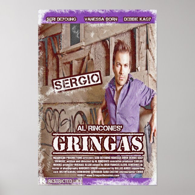 Sergio - Poster du film Gringas (Devant)