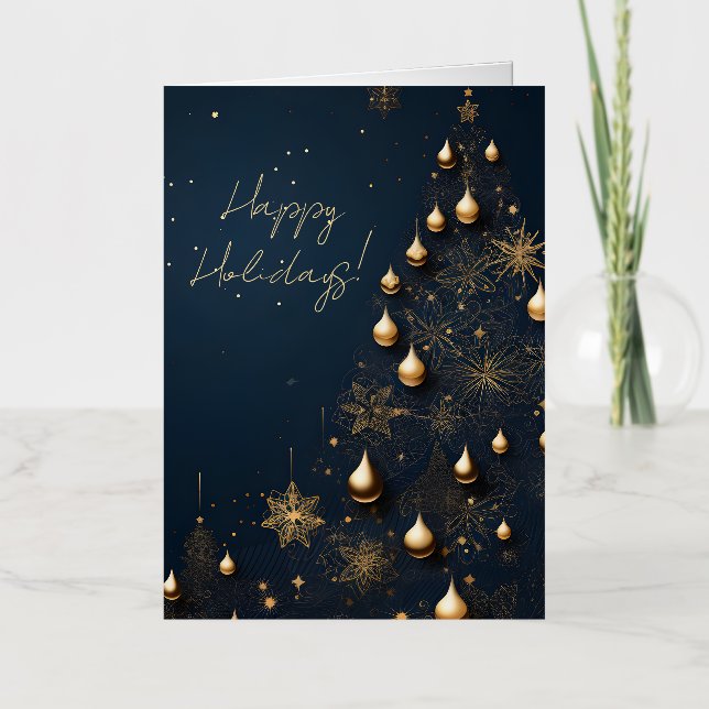 Série de cartes de Noël élégantes (Recto)