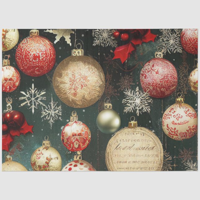 Série de conception de Noël Ole #8 papier de soie (Recto)