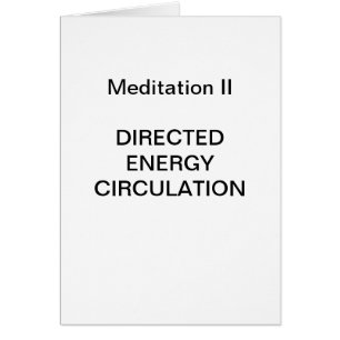 Série de méditation du DK : Méditation II - CARTE