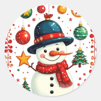 Série de Noël 3 - Stickers Snowman