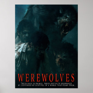 Série de posters de loups-garous I