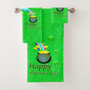 Série de serviettes de bain St. Patrick's Day