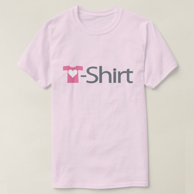 Série de T-shirts : Love Tee 2 T-Shirt de base (Design devant)