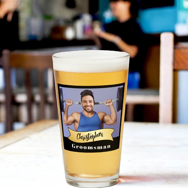 Série de Verre à Pint pour Garçons d'Honneur : La  (Créateur téléchargé)