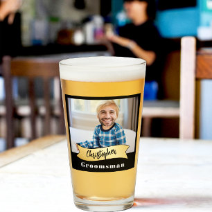 Série de verres à bière pour garçons d'honneur : T