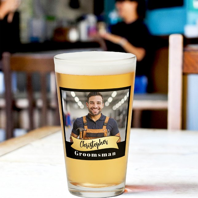 Série de verres à bière pour les garçons d'honneur (Créateur téléchargé)