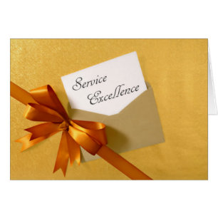 Série d'or - entretenez la carte d'excellence