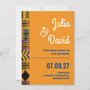 Série Kente Invitations (Nouveau).