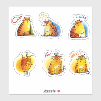 Série Stickers Chat Wild #2