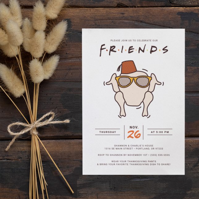 Série télévisée FRIENDS | Invitation à la fête Fri (Créateur téléchargé)