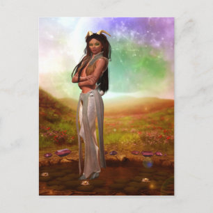 Série Zodiac : Carte postale Capricorn