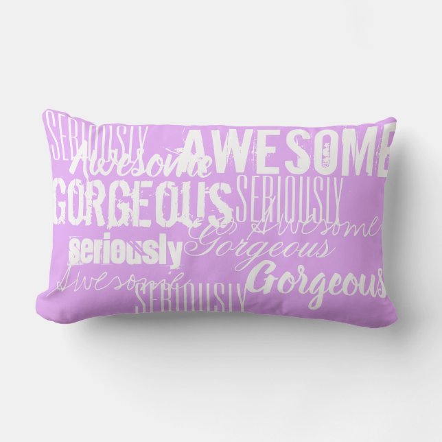 Sérieusement Magnifique Coussin de Jeté Oreiller (Recto)