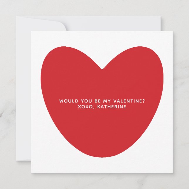 Seriez-vous ma Saint-Valentin ? (Devant)