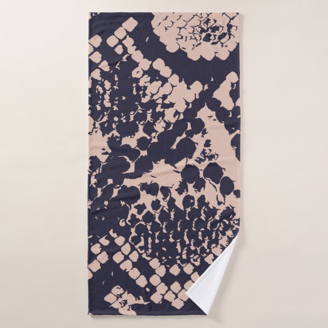 Serpent à motifs Snakeskin sans soudure, peau, p (Serviette de bain)