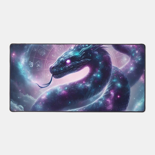 Serpent Cosmique Zodiaque Galaxie Astrologie (Recto)