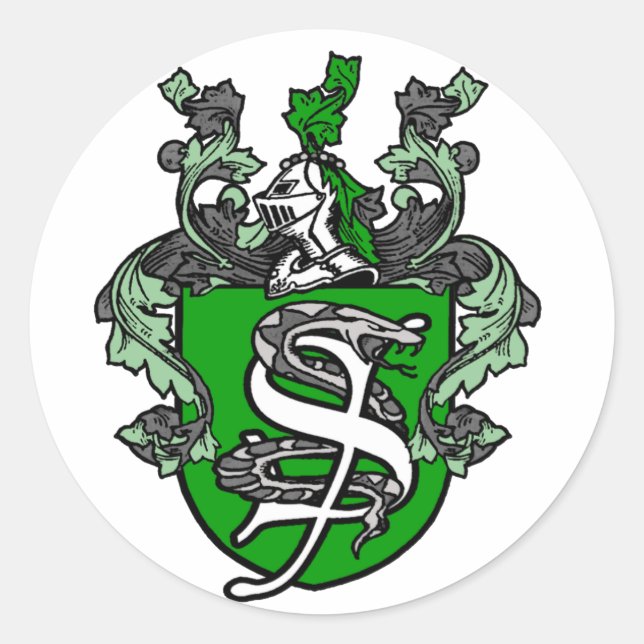 Serpent Crest - Autocollants (Devant)