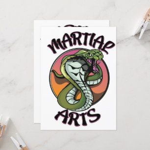 Serpent d'arts martiaux