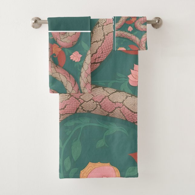 Serpent de course Antiguan Pastel Motif coloré (En situation)