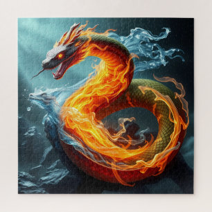 Serpent élémentaire : Puzzle incendie et eau
