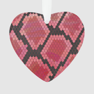 Serpent noir et rouge