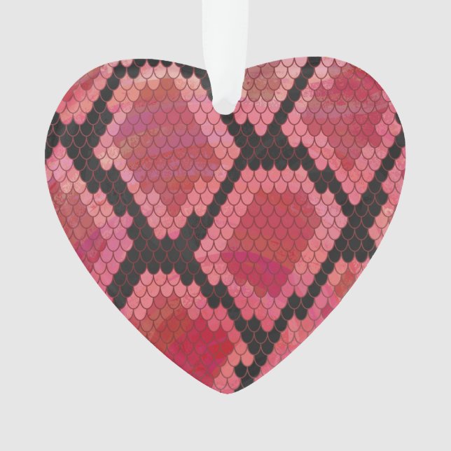 Serpent noir et rouge (devant)