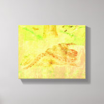 Serpent sur une toile de roche Imprimer