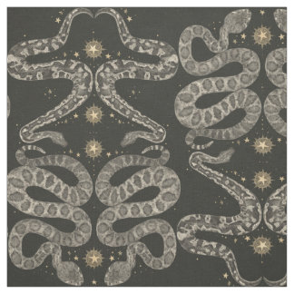 serpents célestes tissu foncé